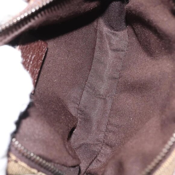 GUCCI GG Canvas Shoulder Bag Beige Silver 120975 Auth 146735 - Picture 12 of 16